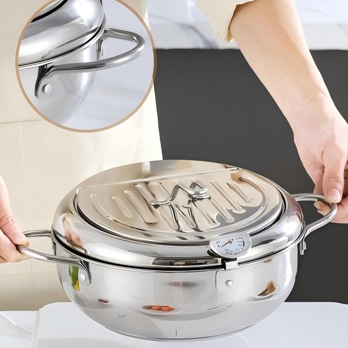 Stainless Steel Frying Pot