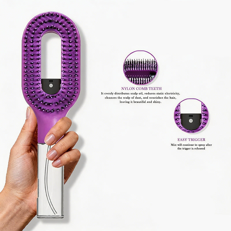 2-in-1 Mist Spray Hair Brush