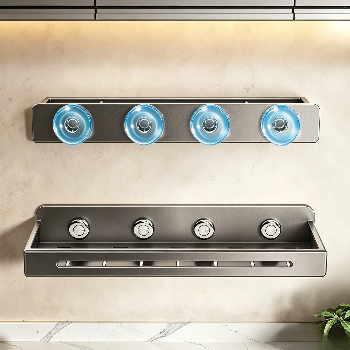 Invisible Wall Mounted Kitchen Rack