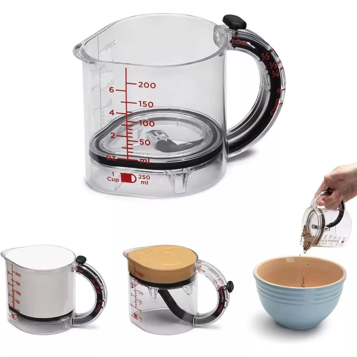 Adjustable Measuring Cup – No Waste Design