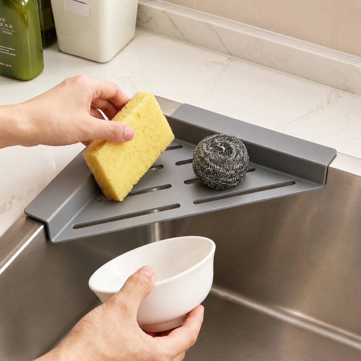 Stainless Steel Sink Organizer