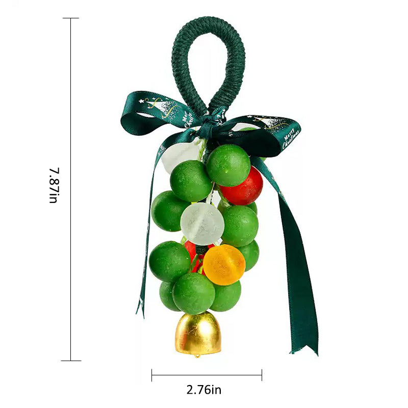 Christmas Tree Grape Essential Oil Soap | Handmade Hanging Soap