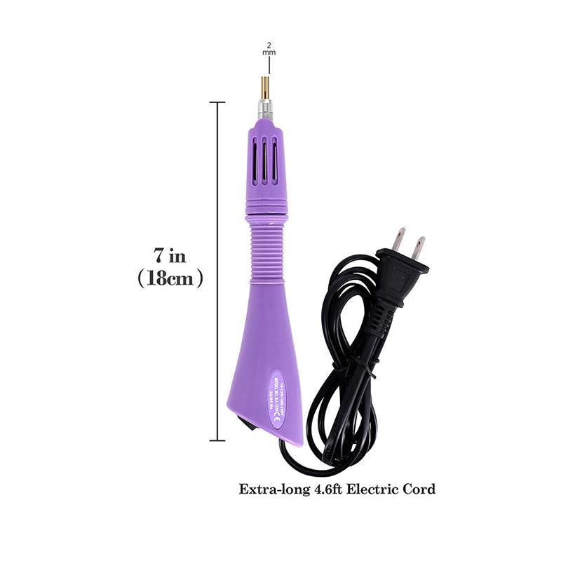 Portable DIY Rhinestone Applicator with Interchangeable Tips