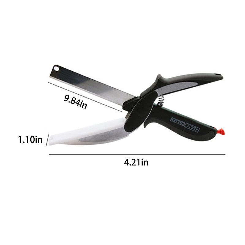 Detachable Vegetable Cutting Scissors – No Cutting Board Needed