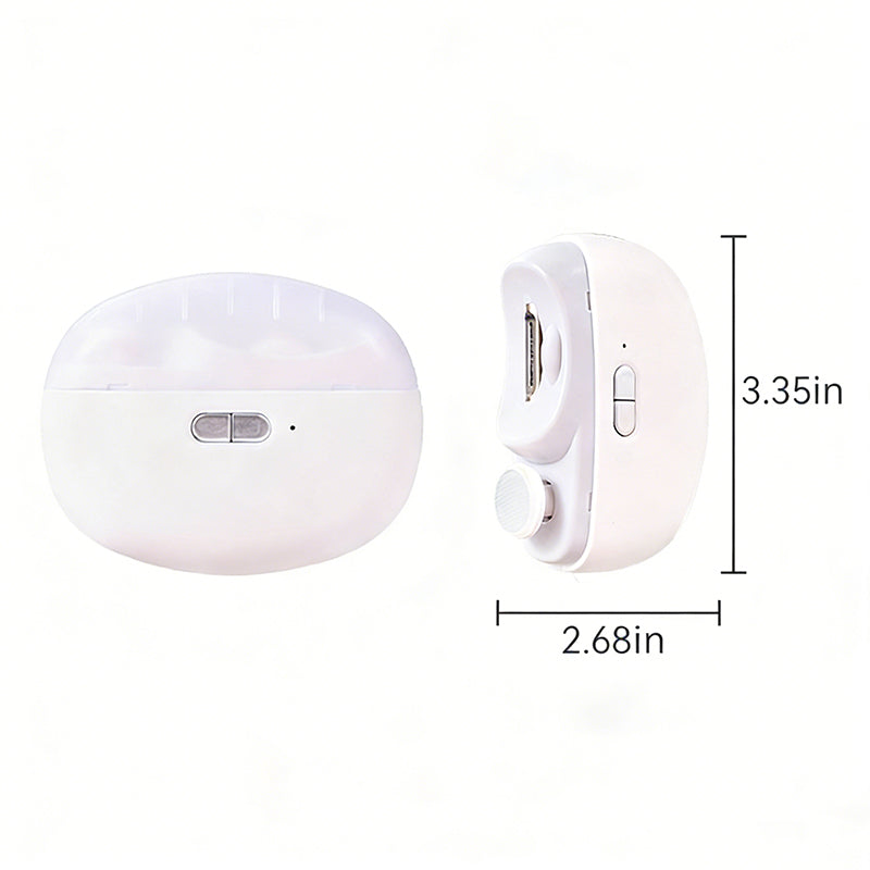 Quiet Electric Nail Clipper for Kids & Adults with Safety Lock