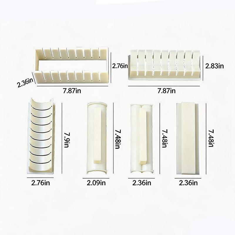 Easy Press Sushi Mold with Cutting Grooves