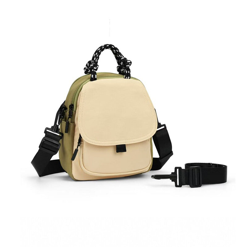 Convertible Mini Backpack – Handheld, Crossbody & Backpack