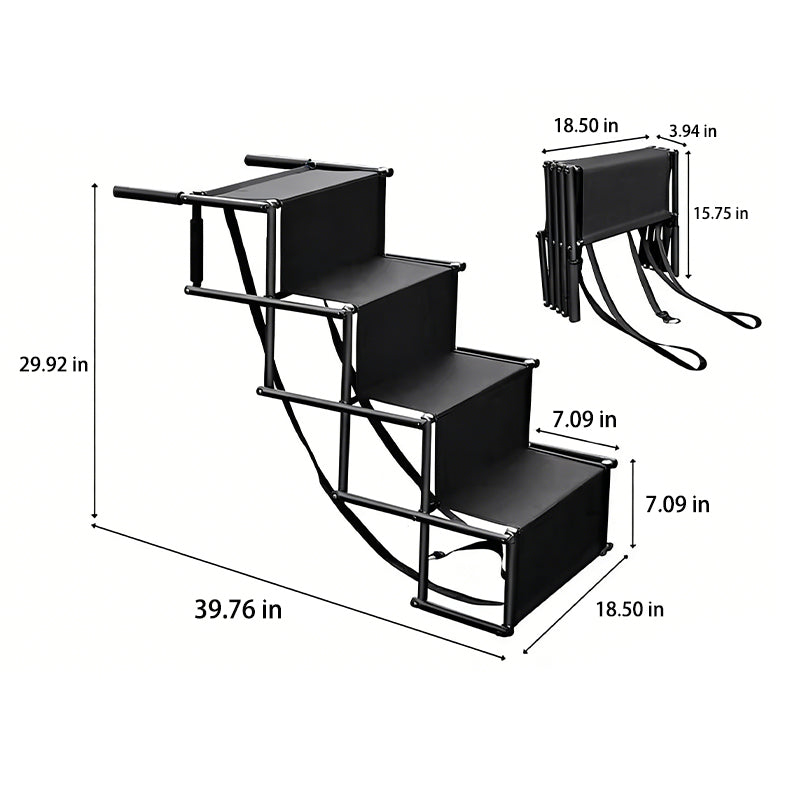 Portable Foldable Pet Ramp – Supports Up to 60kg