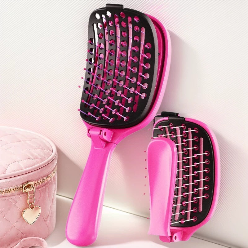 The Smart Foldable Self-Cleaning Hair Brush