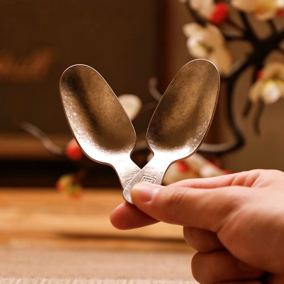 Pure Titanium Antibacterial Tea Spoon