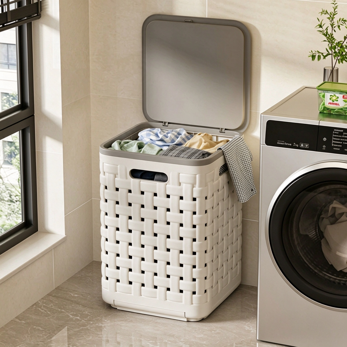 Laundry Hamper Less Clutter  Better Laundry