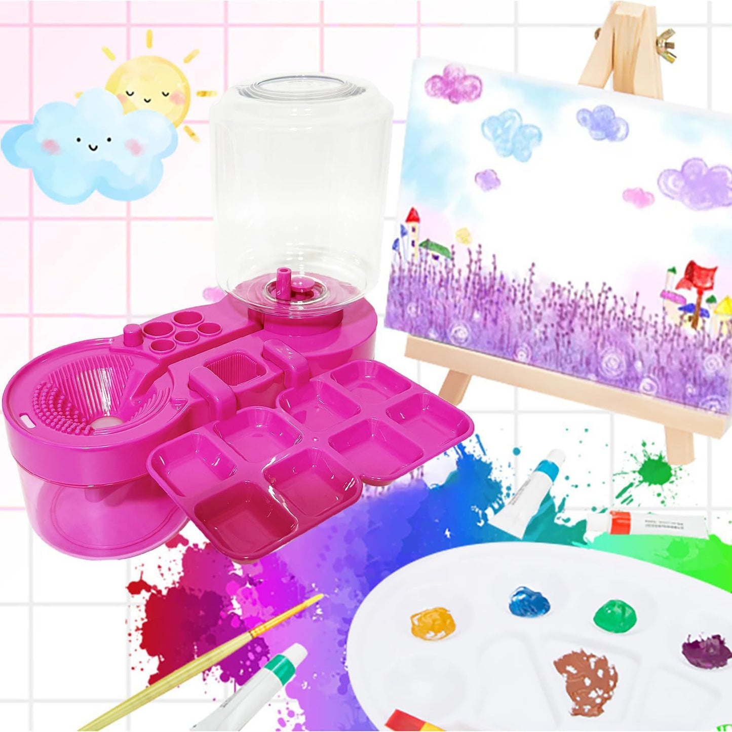 Multifunctional Paint Brush Cleaner