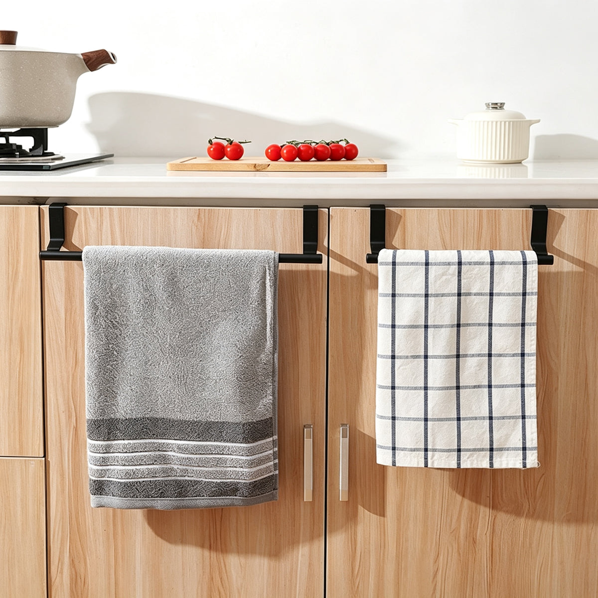 Wall-Mounted Kitchen Cloth Rack