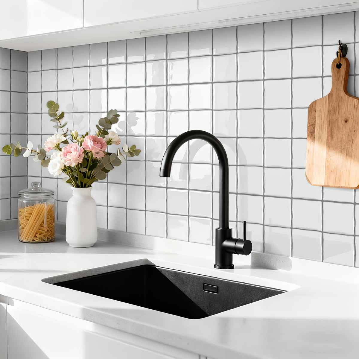 3D Faux Tile Wall Panels for Modern Home Decor