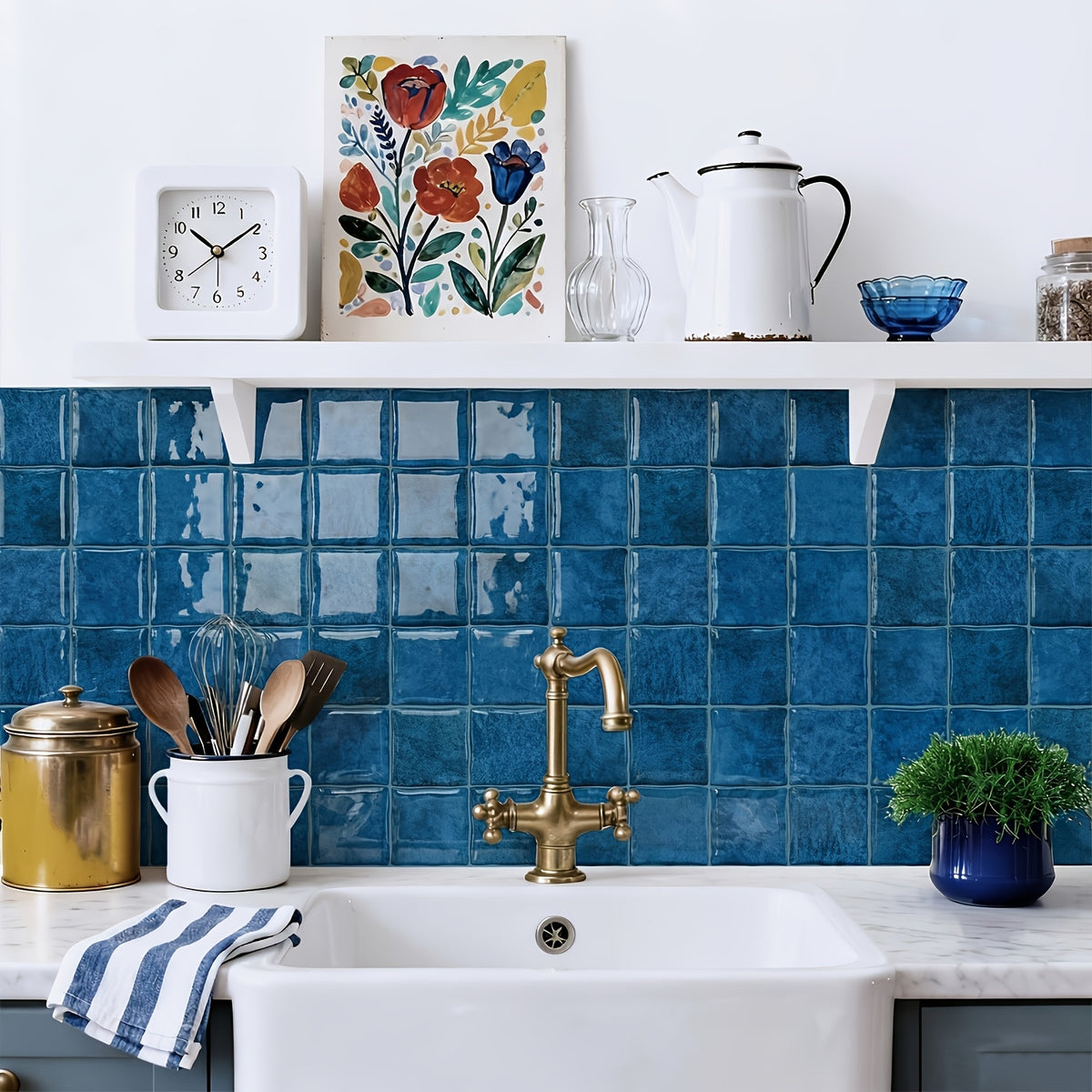3D Faux Tile Wall Panels for Modern Home Decor