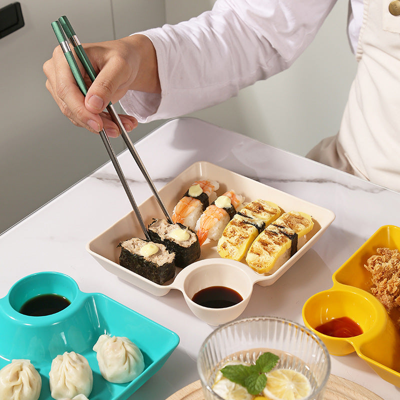 Practical Sauce Divider Plate