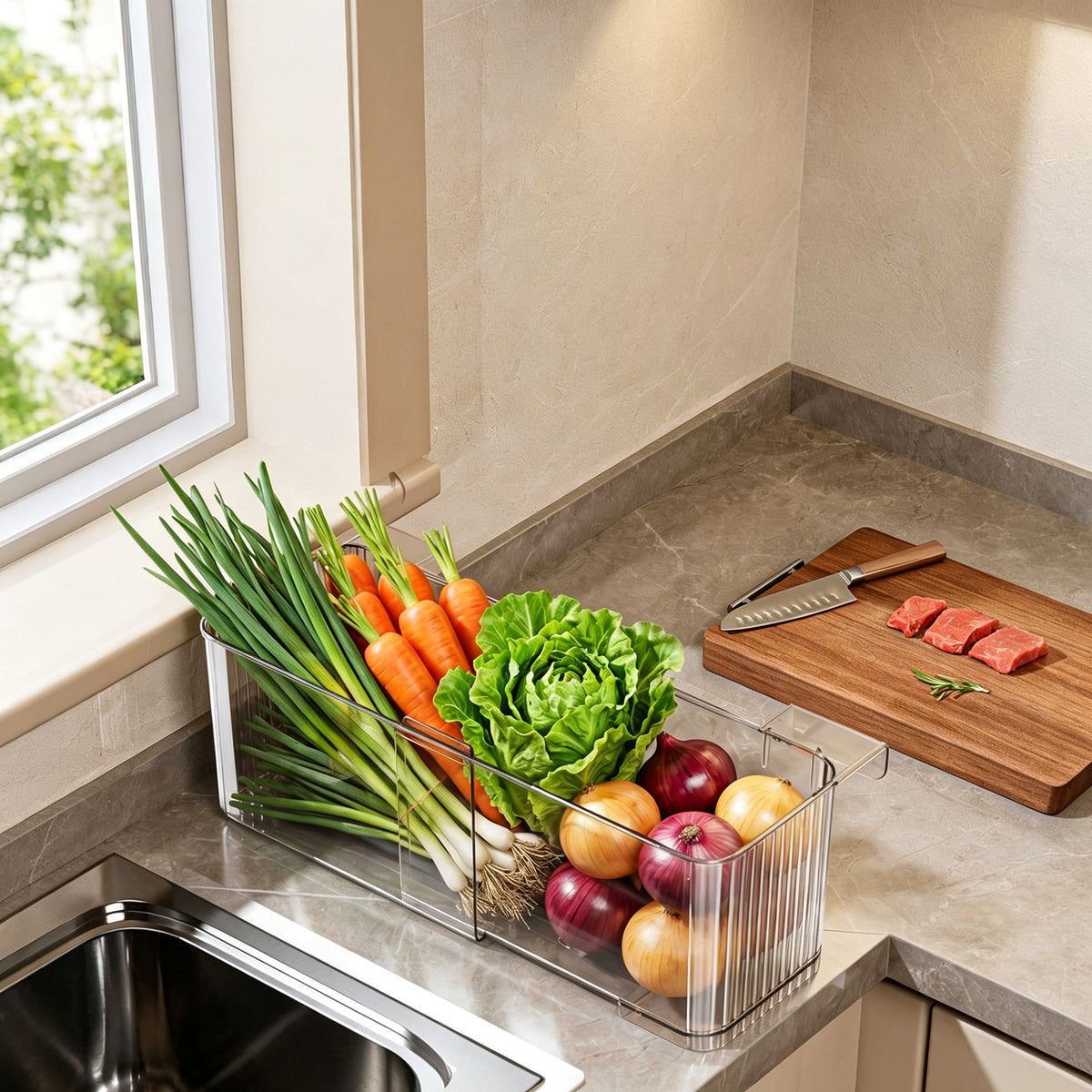 Expandable Cabinet Door Storage Box