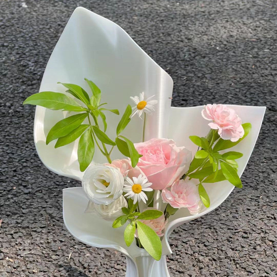 Modern Silk Glass Vase