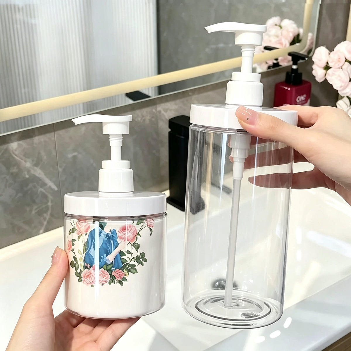 Large-Capacity Squeeze Dispenser Bottle