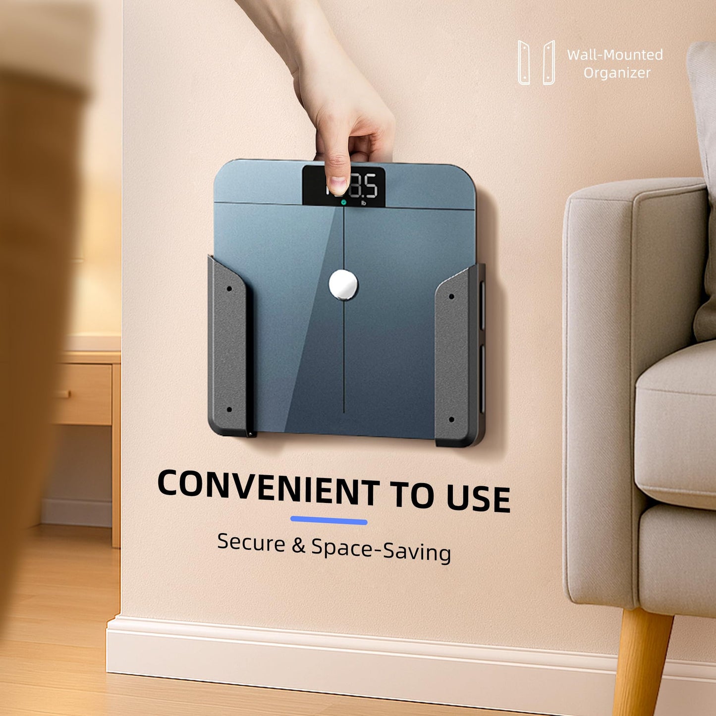 Wall-Mounted Scale Holder