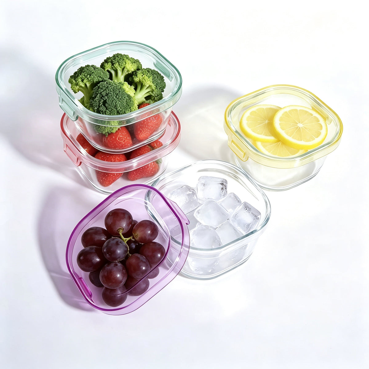 Glass Food Storage Container — 2-Piece Set