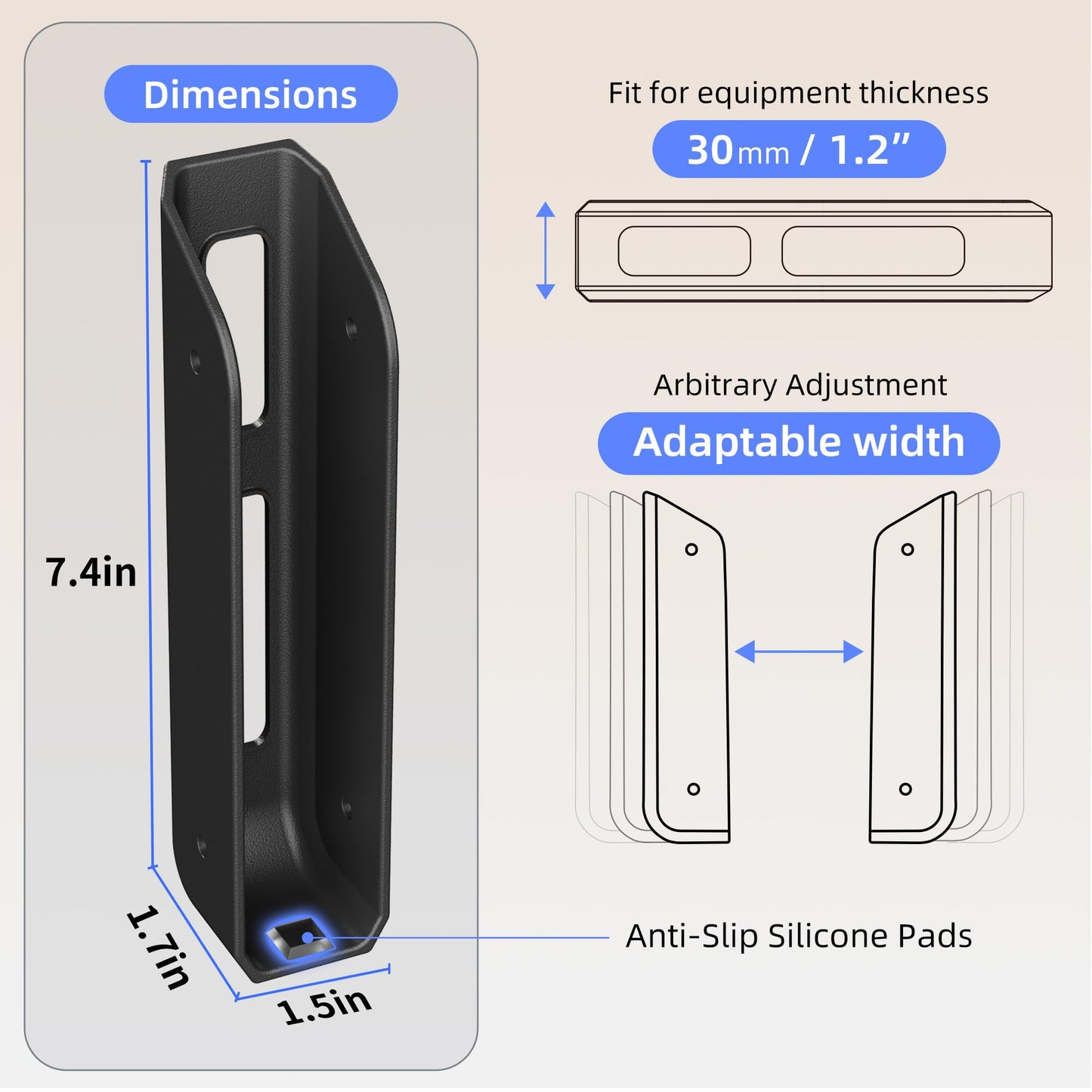 Wall-Mounted Scale Holder