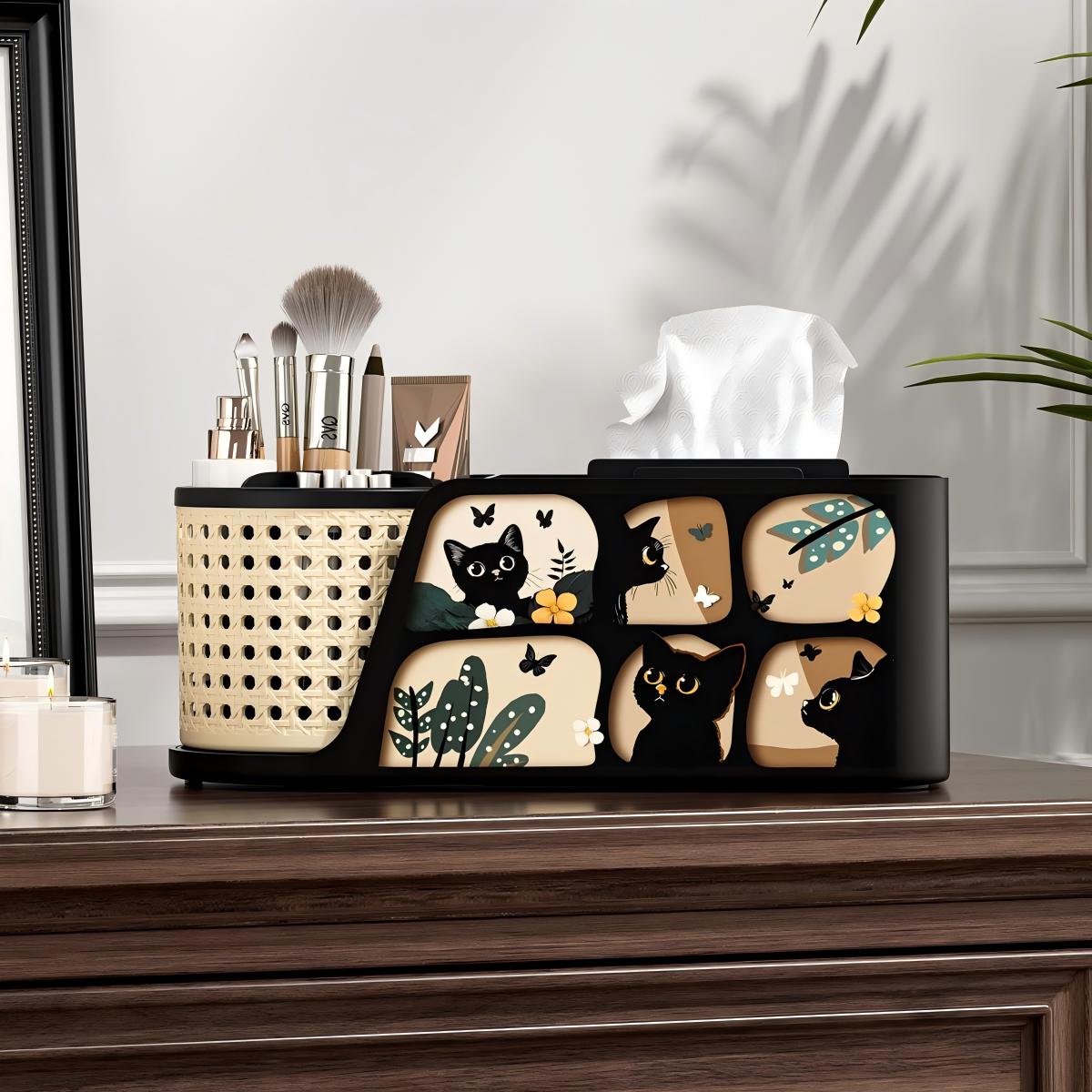 Desktop Tissue Box Holder