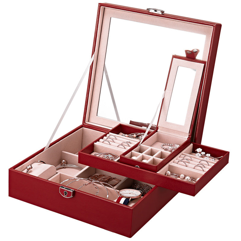 Leather Jewelry Storage Box