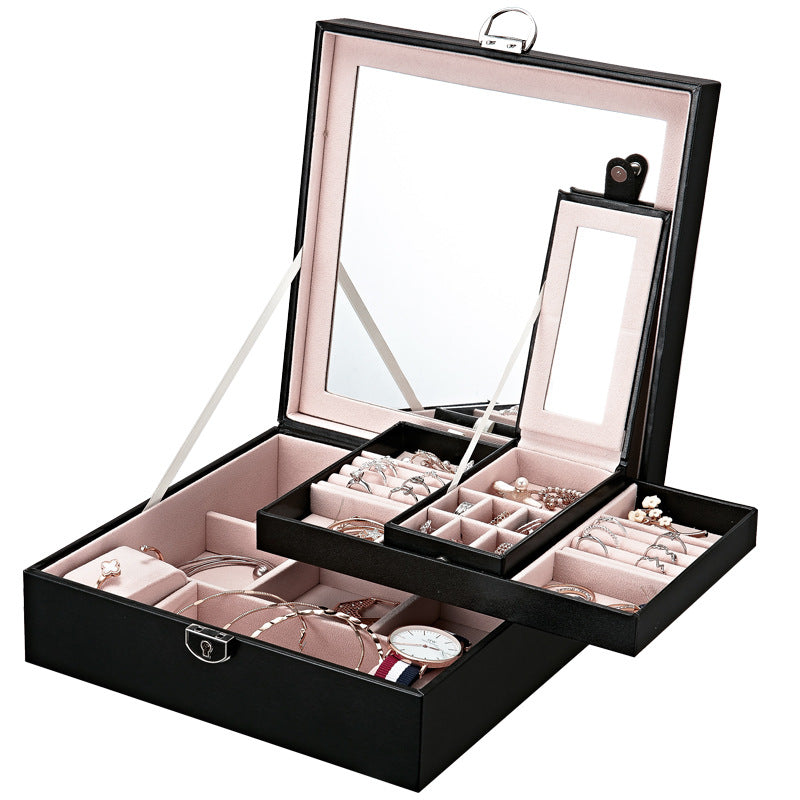 Leather Jewelry Storage Box