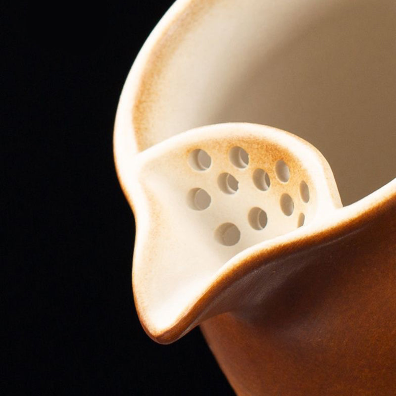 Ceramic Roasted Milk Tea Kettle | Heat-Resistant Tea Pot for Brewing