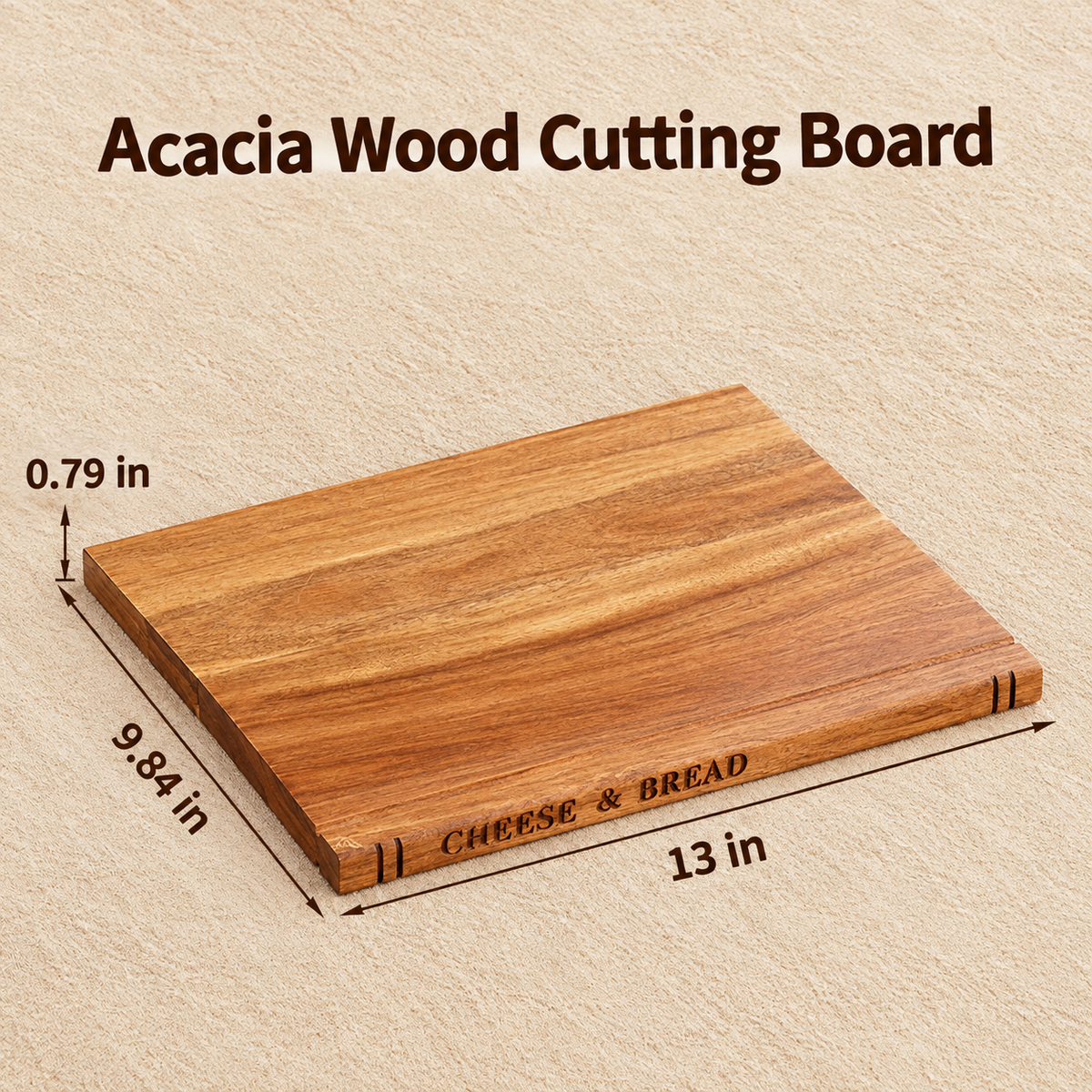 Wooden Book Cutting Board