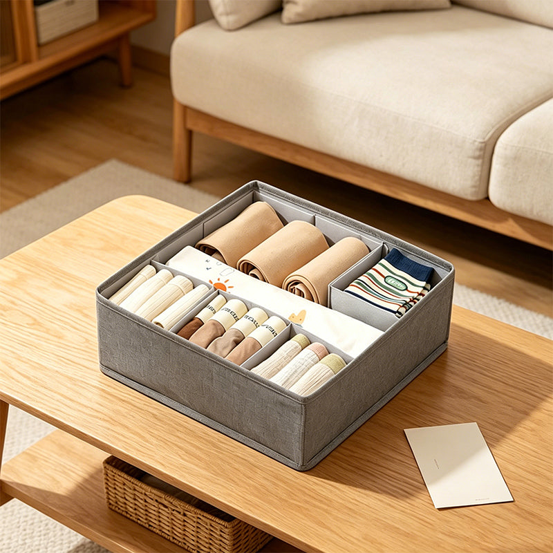 3-in-1 Adjustable Foldable Drawer Organizer