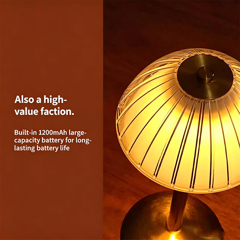 Luxury Minimalist Crystal Table Lamp with 3-Level Dimming