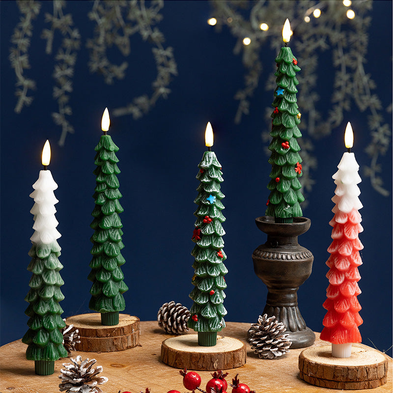 Christmas Paraffin Wax Candle Light