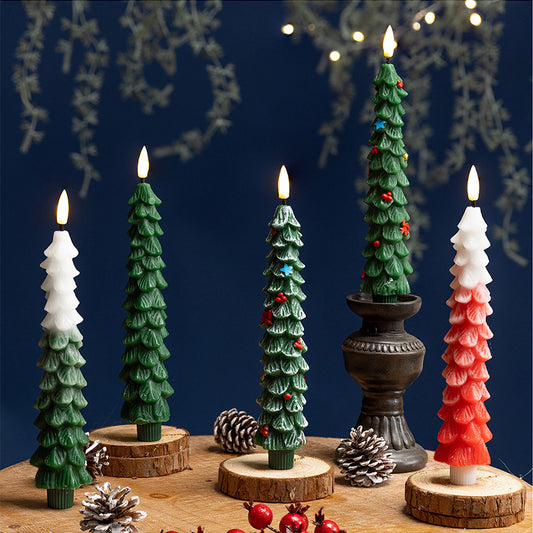 Christmas Paraffin Wax Candle Light