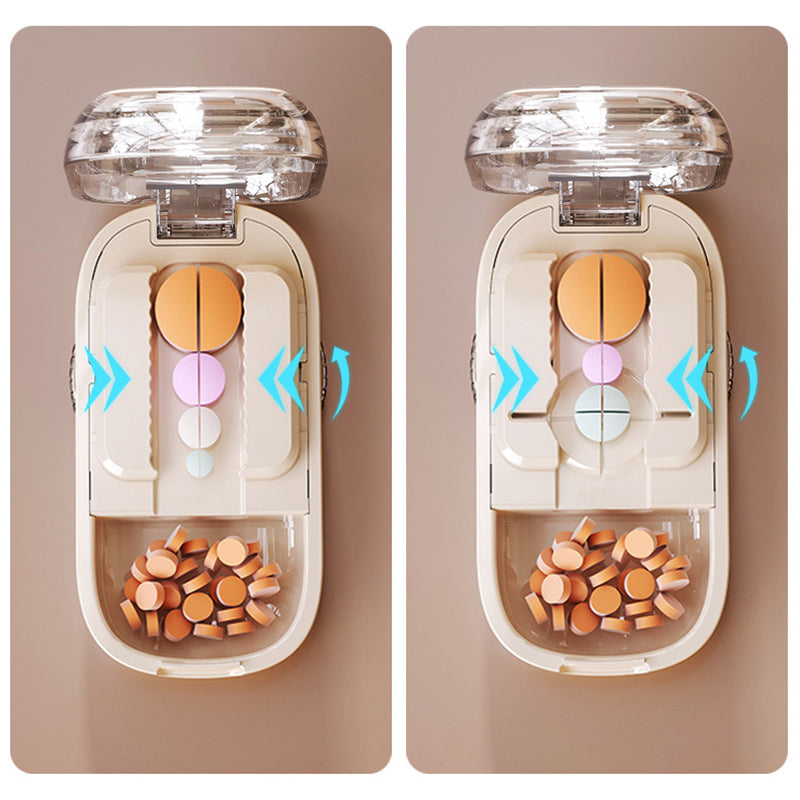 Portable Pill Cutter & Organizer