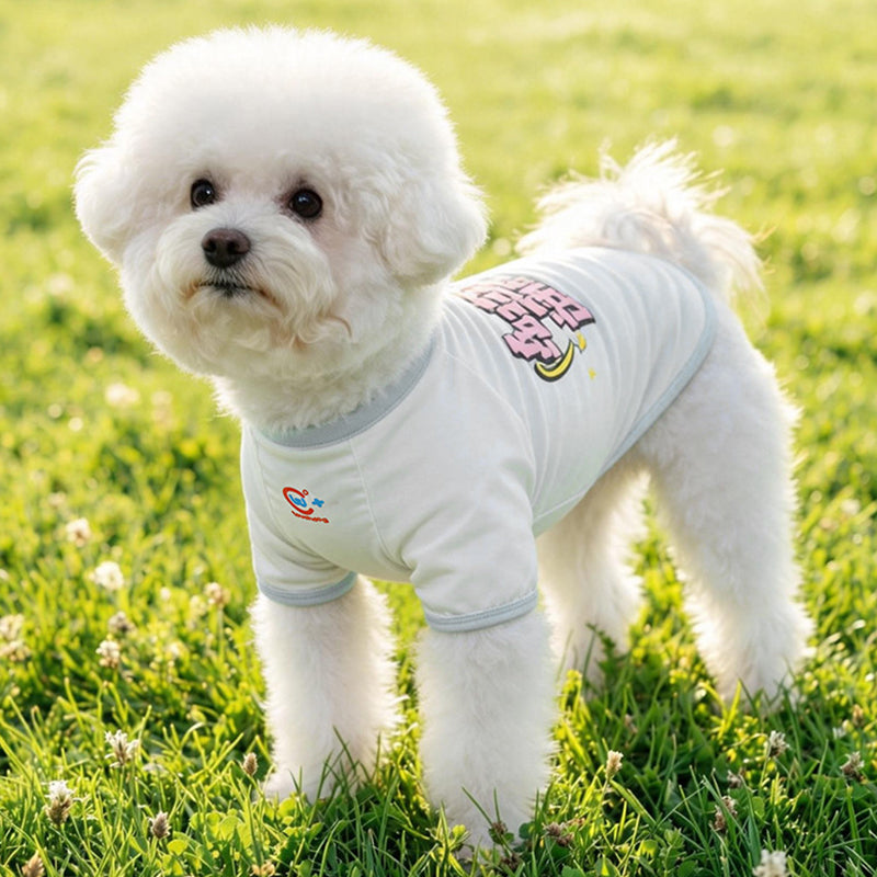 Cooling & UV Protection Pet Shirt with Heat-Responsive Indicator