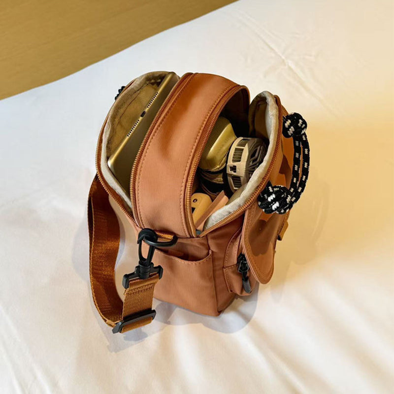 Convertible Mini Backpack – Handheld, Crossbody & Backpack