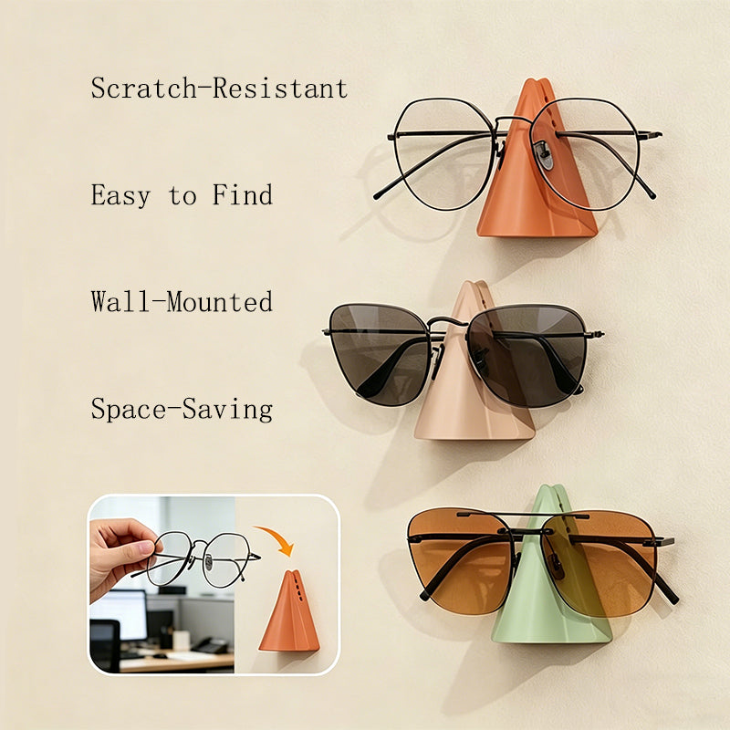 Silicone Nose-Shaped Glasses Holder – Wall Mount & Desk Stand