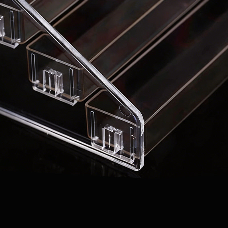 Large Capacity Acrylic Tiered Eyeglass Storage Rack