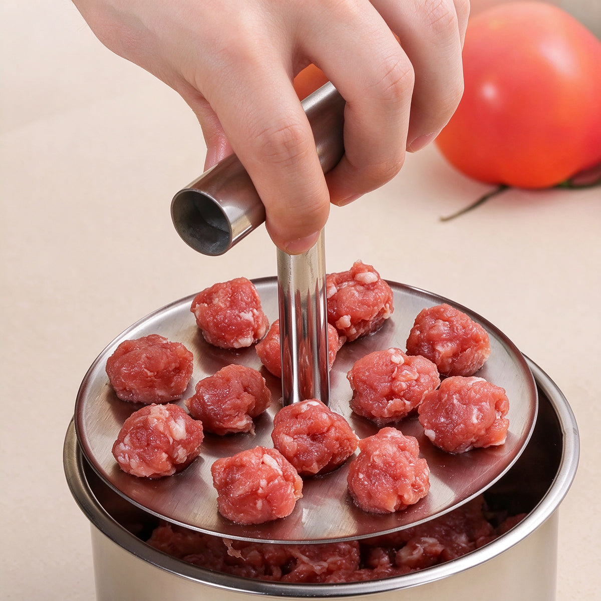 Easy-Squeeze Meatball Maker