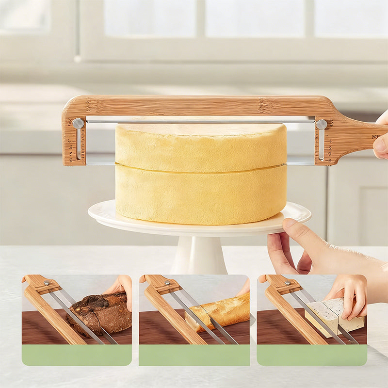 Premium Adjustable Slicing Bread Knife