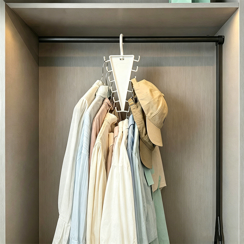 360° Rotating V-Shape Double-Sided 12-Clip Hanger