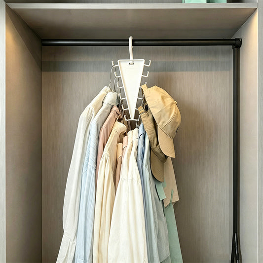 360° Rotating V-Shape Double-Sided 12-Clip Hanger