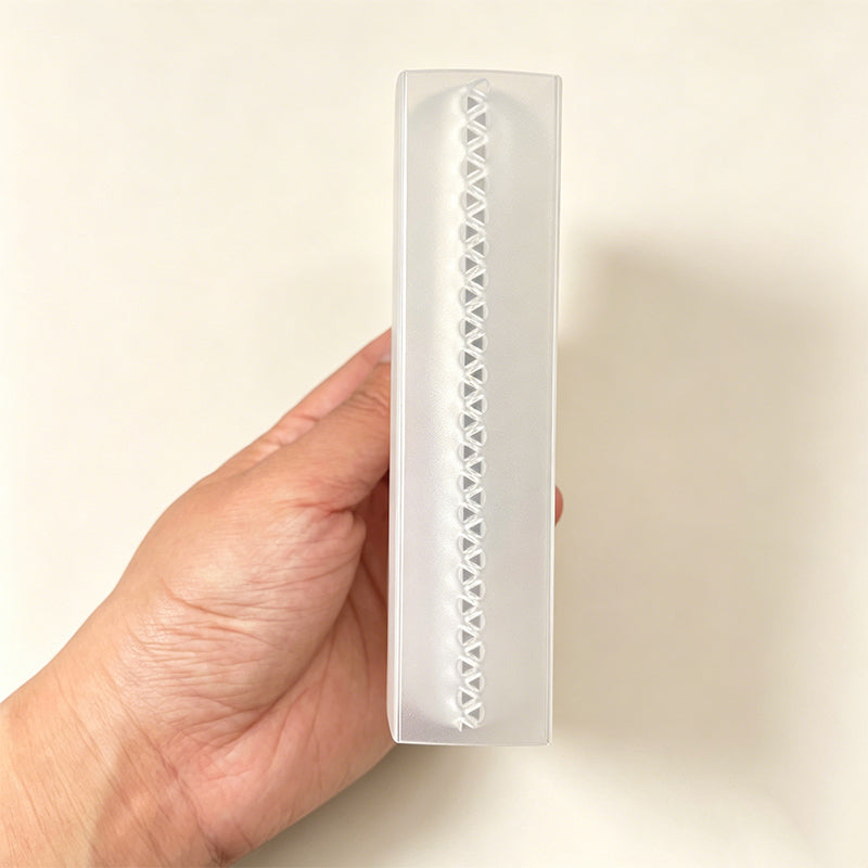 Frosted Transparent Eyelash Tape Storage Book
