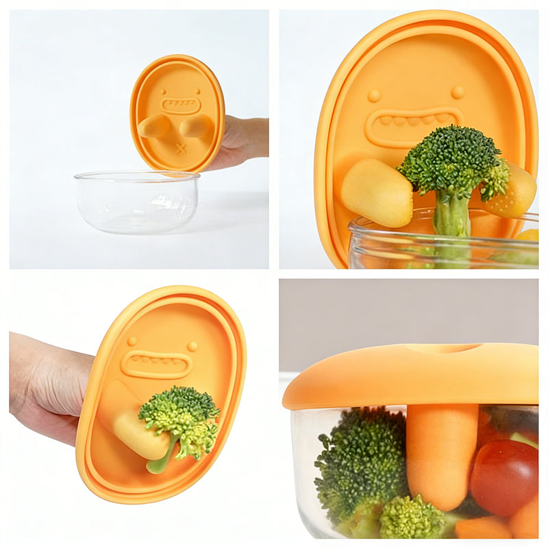 Cute Airtight Snack Container – Hands Stay Clean