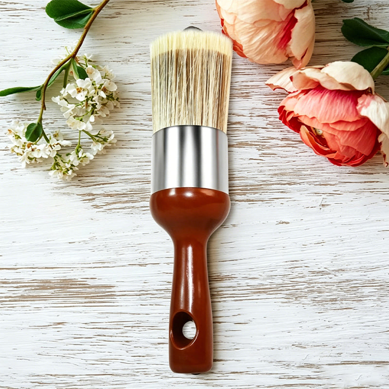 Premium Horsehair Leather Care Cleaning Brush for Genuine Leather Bags