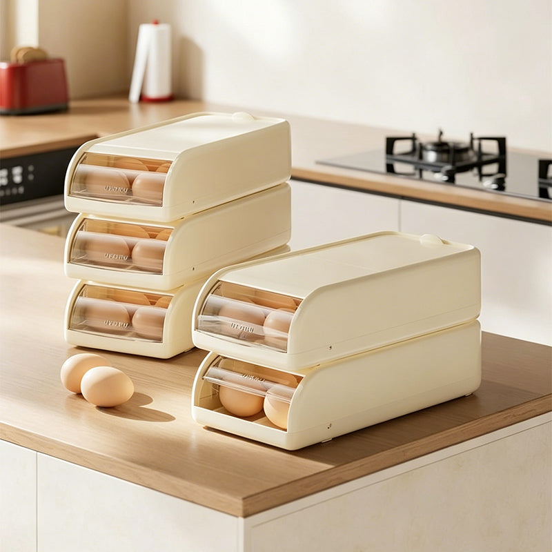 Auto Refill Anti-Crush Egg Storage Box
