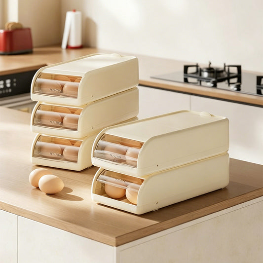 Auto Refill Anti-Crush Egg Storage Box