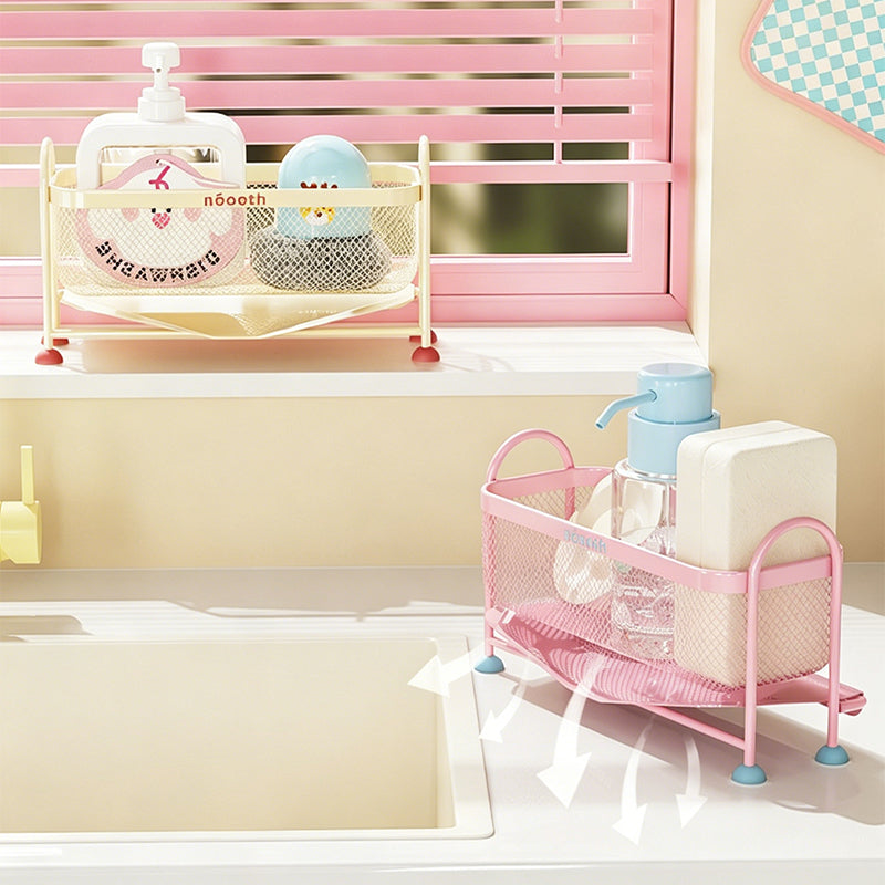 Anti-Slip 45° Sloped Drain Sink Organizer